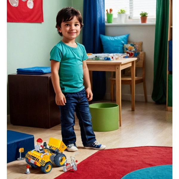 Фото - Пластиковий конструктор Banbao
"Будівельна техніка" (103 Ел.) Навантажувач (8541)