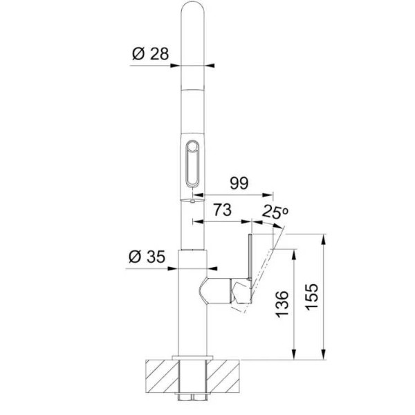 Фото - Кухонний змішувач Franke Maris Slim J Clear Water (120.0736.604)