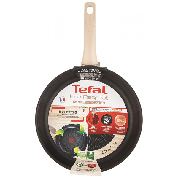 Фото - Сковорода універсальна Tefal G2540653 Eco Respect 28 см