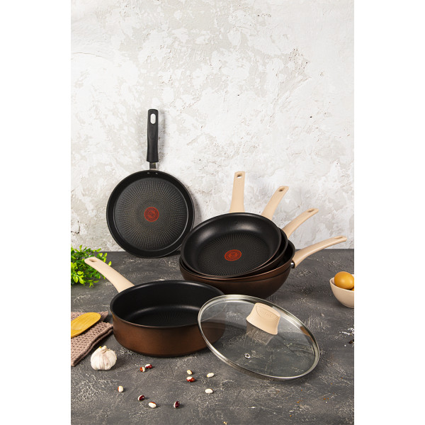 Фото - Сковорода універсальна Tefal G2540653 Eco Respect 28 см