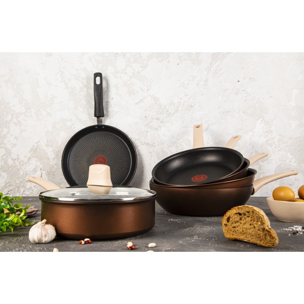 Фото - Сковорода ВОК Tefal G2541953 Eco Respect 28 см ВОК