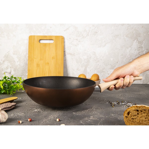 Фото - Сковорода ВОК Tefal G2541953 Eco Respect 28 см ВОК