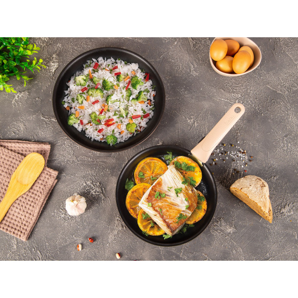 Фото - Набор сковород со съемной ручкой Tefal L6759103 Ingenio Eco Respect 3 пр.