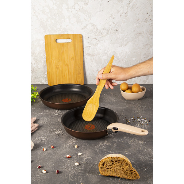 Фото - Набор сковород со съемной ручкой Tefal L6759103 Ingenio Eco Respect 3 пр.