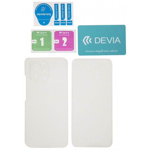 Фото - Захисна плівка для смартфону DEVIA Xiaomi Xiaomi Mi 11 двостороння (DV-XM-Mi11-2)