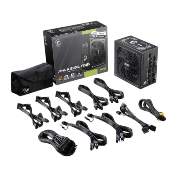Фото - Блок живлення для ПК MSI MAG A1250GL PCIE5