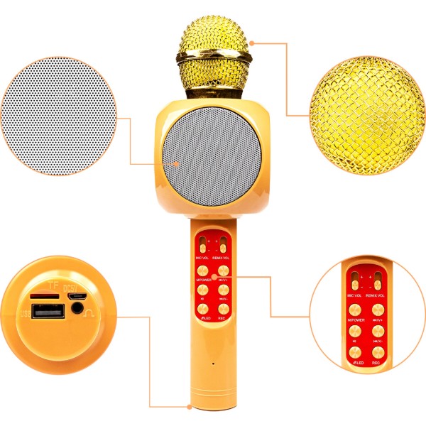 Фото - Микрофон вокальный беспроводной Optima Wster MK-2 Gold