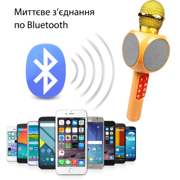 Фото - Микрофон вокальный беспроводной Optima Wster MK-2 Gold