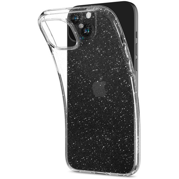 Фото - Чохол для смартфону Spigen for Apple iPhone 15 Liquid Crystal Glitter, Crystal Quartz (ACS06788)