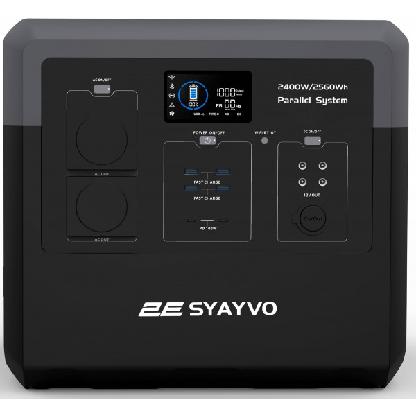 Фото - Зарядна станція універсальна 2E Syayvo 2400 Вт (2E-PPS24256)