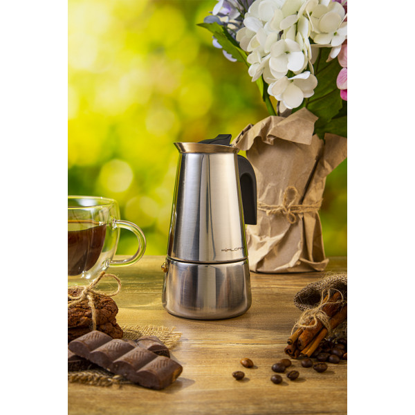 Фото - Кофеварка гейзерная FLORINA Lungo KPSS-4CUP (5K7137)