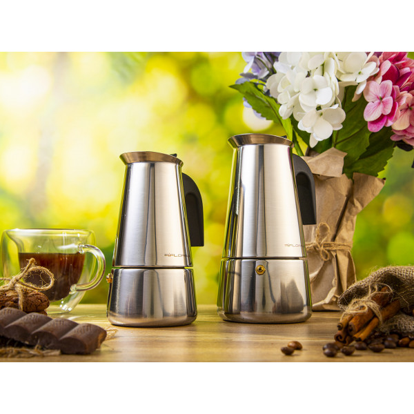 Фото - Кофеварка гейзерная FLORINA Lungo KPSS-4CUP (5K7137)