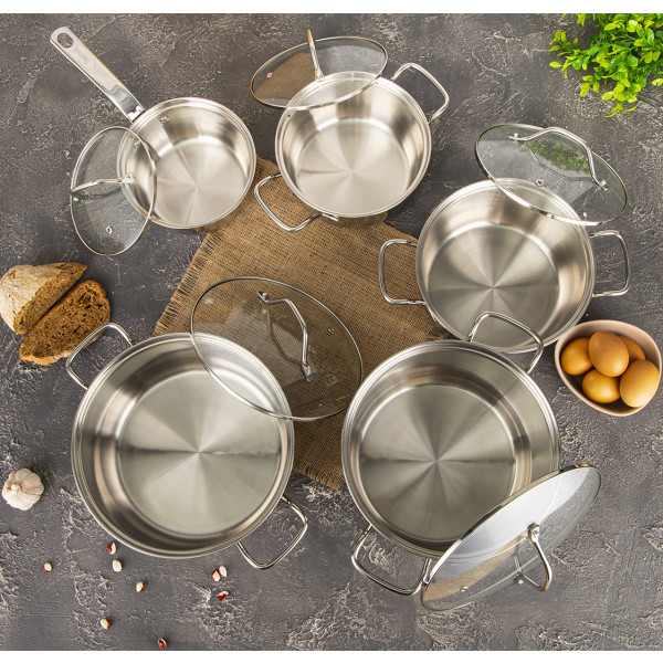 Фото - Набор посуды Tefal A702SA44 Intuition 10 пр.