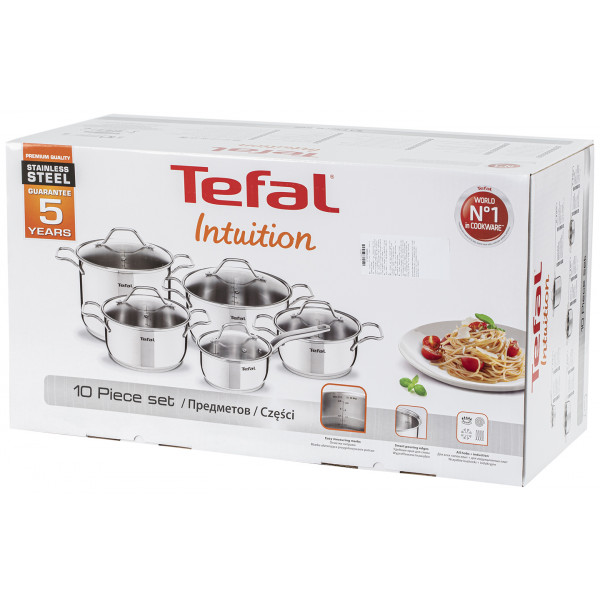 Фото - Набор посуды Tefal A702SA44 Intuition 10 пр.