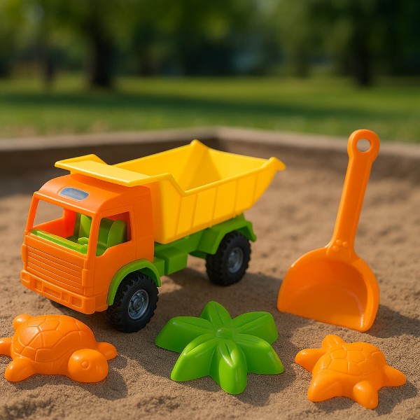 Фото - Набор для игры в песочнице Tigres Mini truck грузовик 5 эл. (39157)
