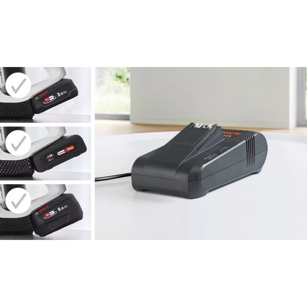 Фото - Зарядний пристрій для АКБ для ручного пилососу Bosch Power for ALL 18V (BHZUC18N)