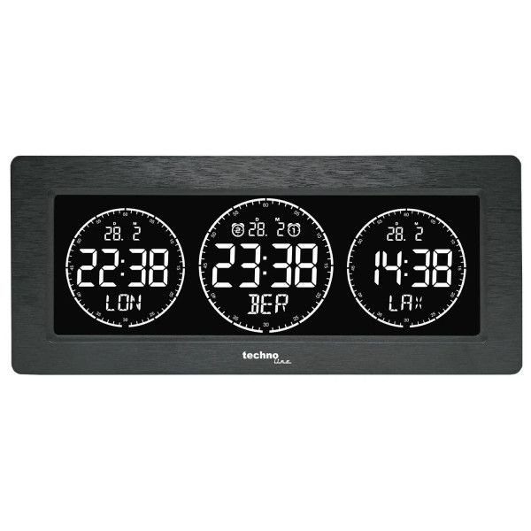 Фото - Настільний годинник Technoline WT458 Black