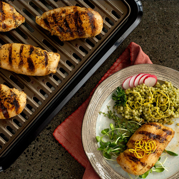 Фото - Гриль-барбекю електричний George Foreman 25850-56 Smokeless BBQ Grill