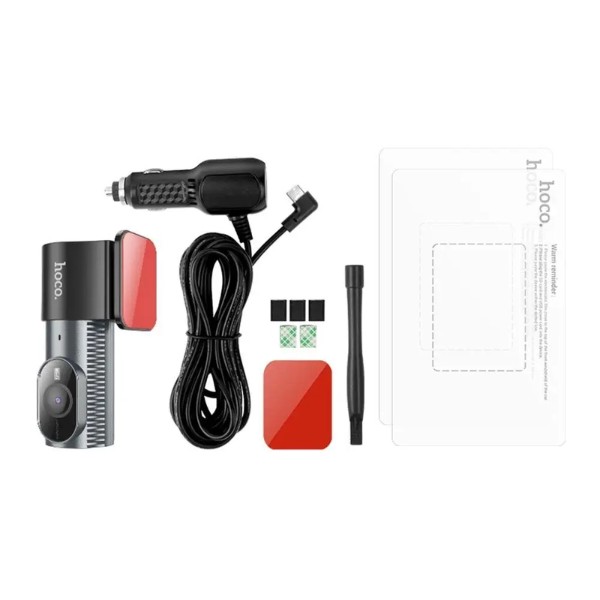 Фото - Відеореєстратор HOCO DV13 Screenless hidden driving recorder Iron Gray (6942007644167)