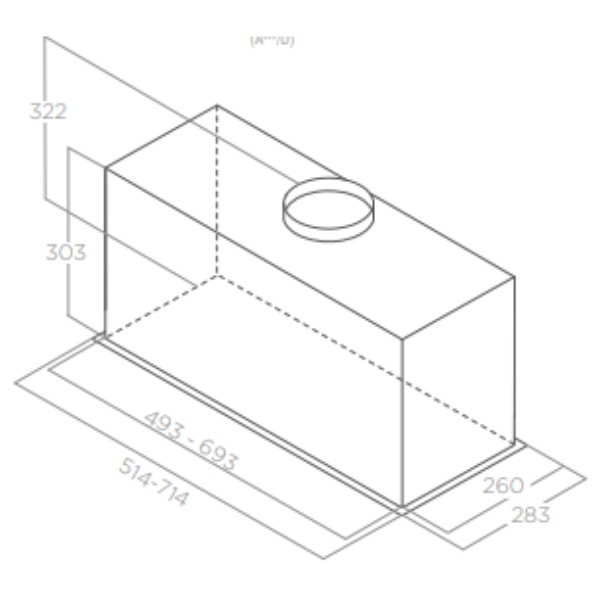 Фото - Вытяжка встраиваемая Elica LANE SENSOR BL MAT/A/72