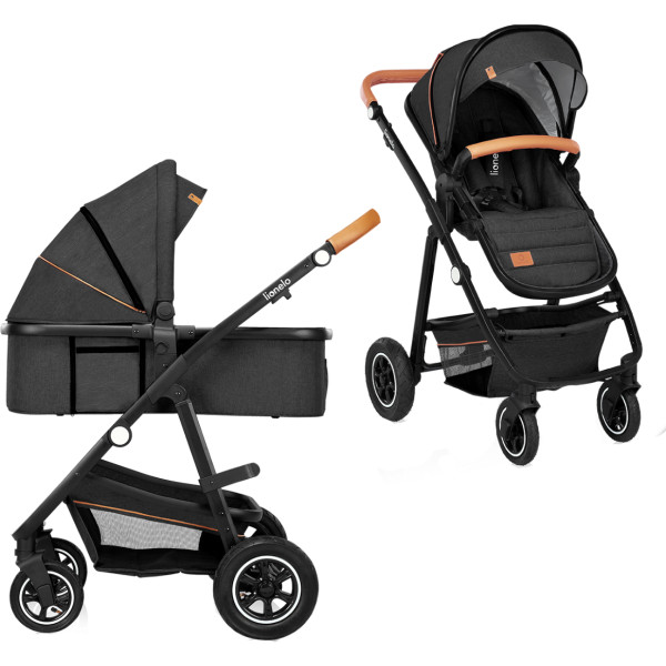 Фото - Коляска універсальна 2 в 1 Lionelo Amder Grey Graphite Фото - Коляска універсальна 2 в 1 Lionelo Amder Grey Graphite