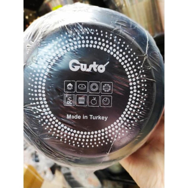 Фото - Каструля Gusto GT-T-120-P Поручник 20 см 4 л
