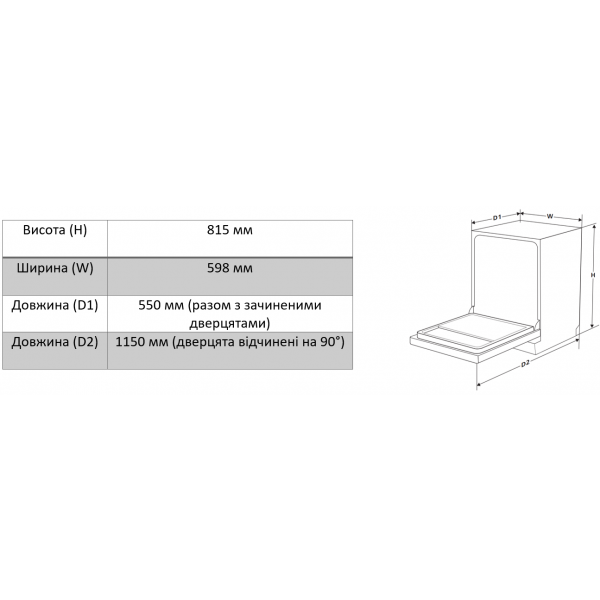 Фото - Посудомоечная машина встраиваемая Interline DWI 760 DSV WA