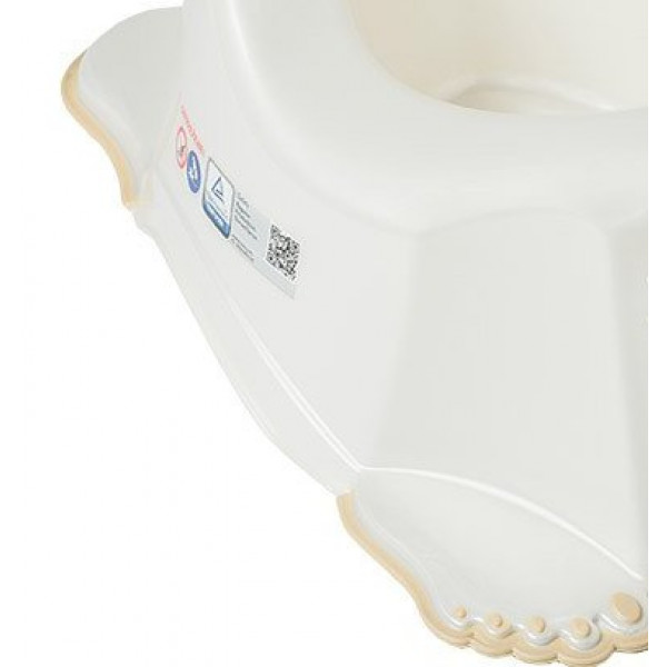 Фото - Горщик дитячий Tega Baby Ведмедики з антиковзаючою гумою Біла Перлина (MS-013-118)