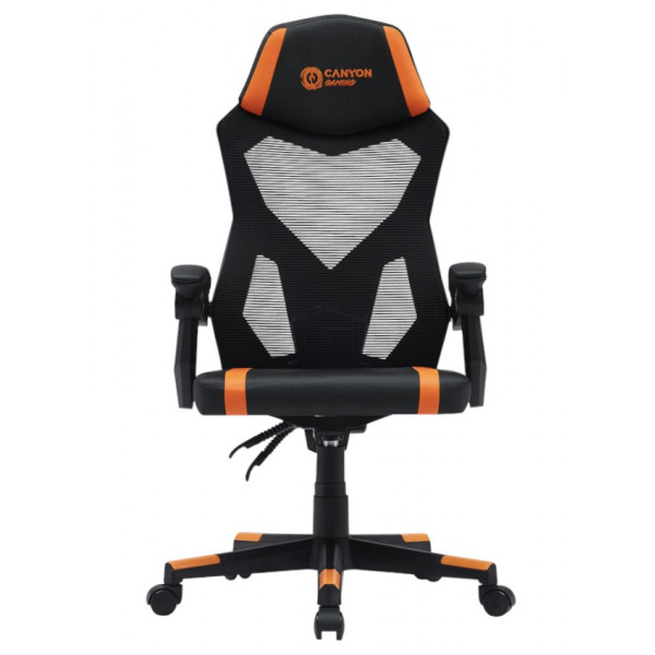 Фото - Кресло для геймеров Canyon Flow MCH01 Mesh Black Orange (CNE-MCH01)