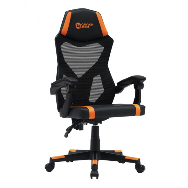 Фото - Кресло для геймеров Canyon Flow MCH01 Mesh Black Orange (CNE-MCH01)