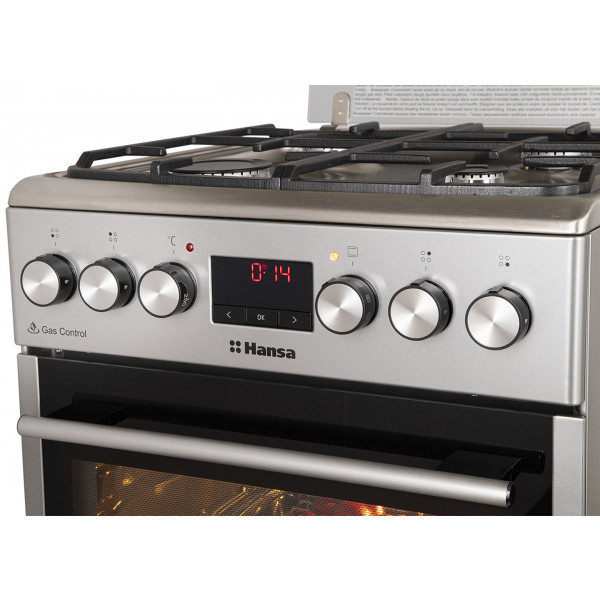 Фото - Комплект техніки Hansa Плита газова + Витяжка вбудована Hansa FCMS582258 + OMP4251BGH