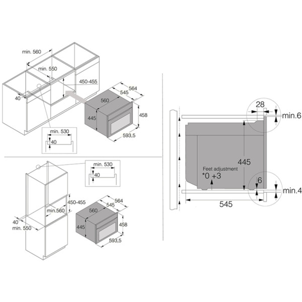 Фото - Мікрохвильова піч (НВЧ) вбудована Asko OM54BGH