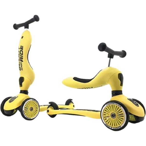 Фото - Трёхколёсный самокат Scoot&Ride Highwaykick-1 Лимон (SR-160629-LEMON)