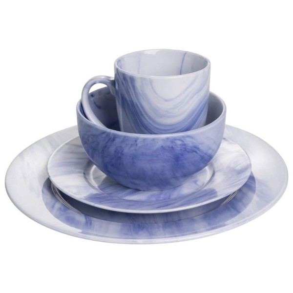 Фото - Столовый сервиз Yiwu Marble Clara 24 пр. MD-24-3B)