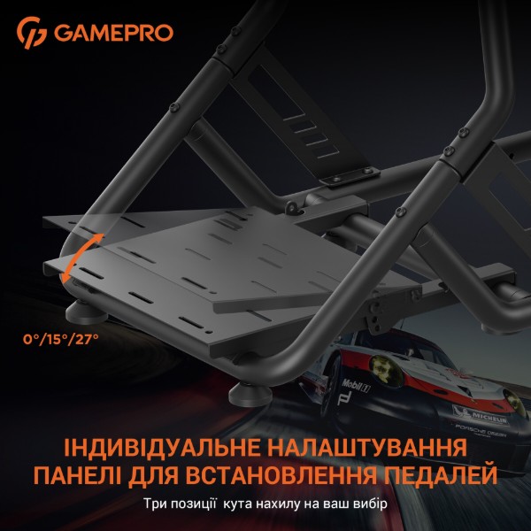 Фото - Ігрове крісло кокпіт GamePro RS115 Black