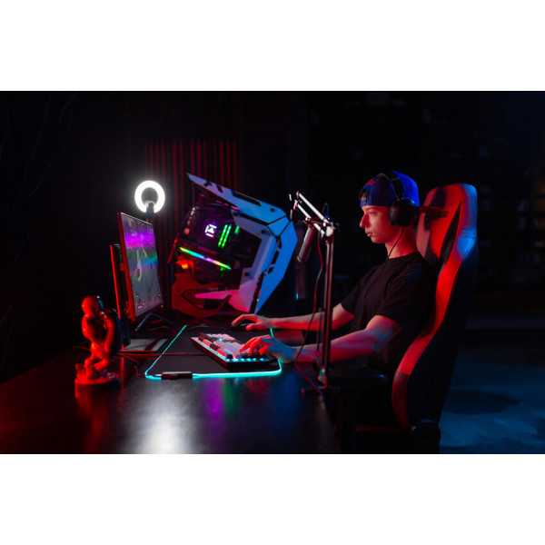 Фото - Гарнітура дротова ігрова Lorgar Kaya 360 Gaming 7.1 USB Black (LRG-GHS360)