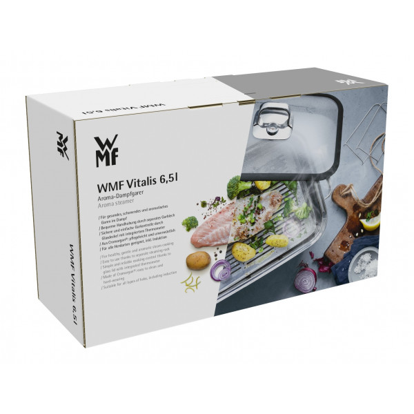 Фото - Каструля WMF 1741016040 Vitalis з пароваркою 6,5 л