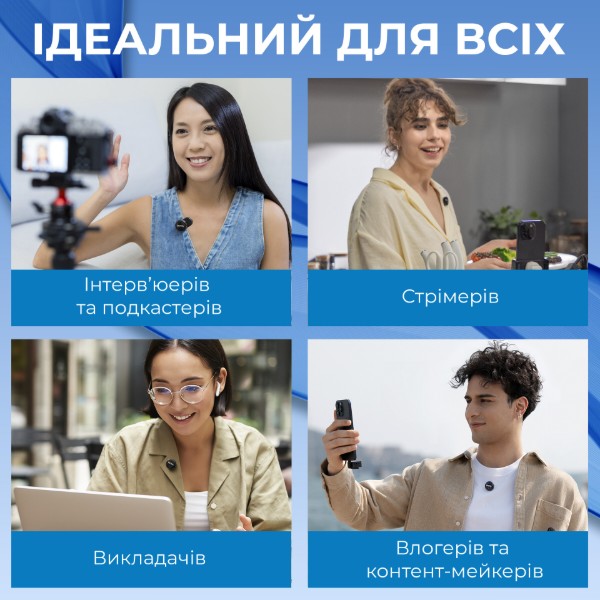 Фото - Мікрофон для смартфона Boya LINK 3-02 Type-C/TRS Black
