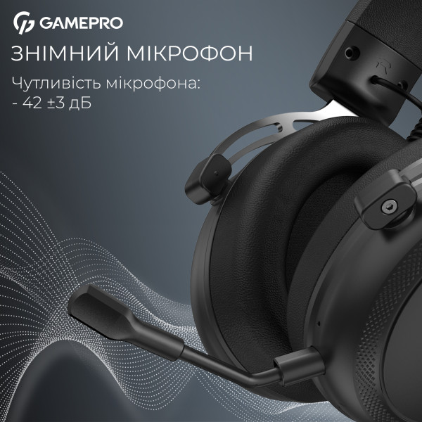 Фото - Гарнітура бездротова ігрова GamePro Asgard Skald (HSW160B)