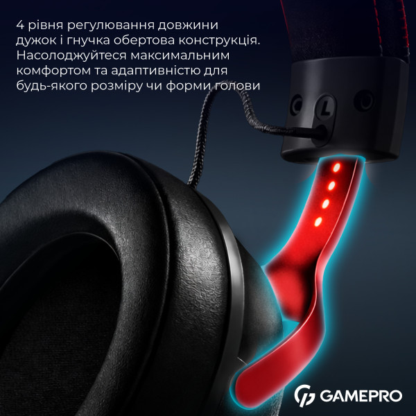 Фото - Гарнитура беспроводная игровая GamePro Asgard Freya Pro (HSW201BR)