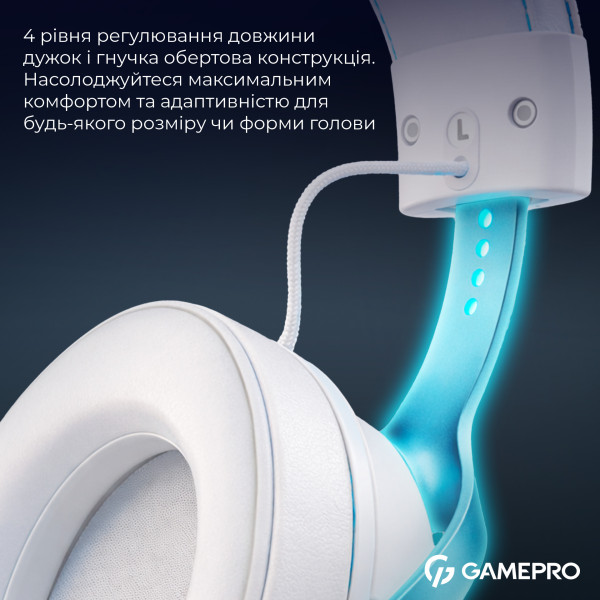 Фото - Гарнитура беспроводная игровая GamePro Asgard Freya Pro (HSW201WB)
