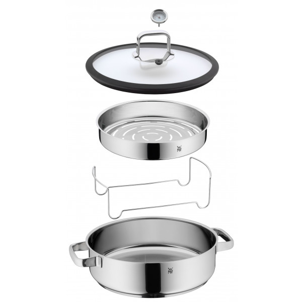 Фото - Каструля WMF 1743016040 Vitalis Aroma з пароваркою 28 см