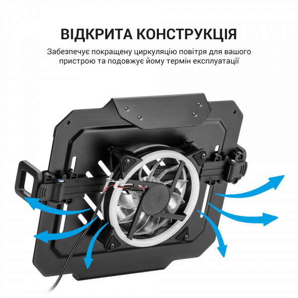 Фото - Підставка під ноутбук охолоджуюча OfficePro LH474B Black