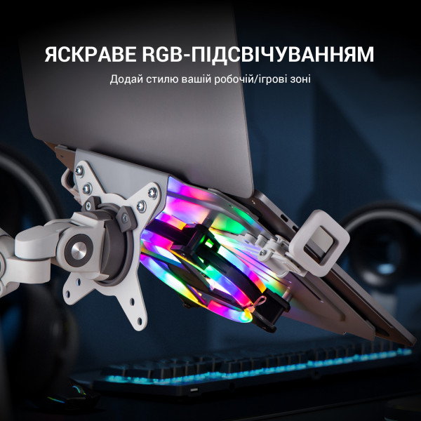 Фото - Подставка под ноутбук охлаждающая OfficePro LH474W White