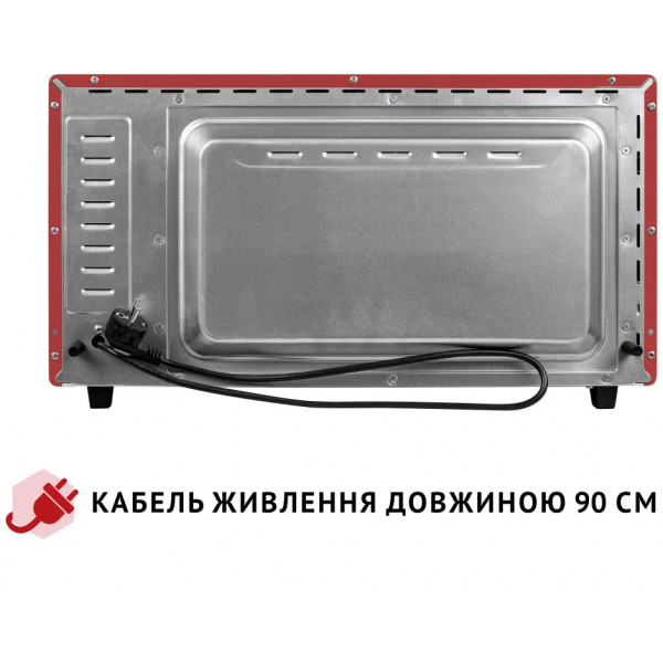 Фото - Піч електрична Perfelli TRIMO 48 RED