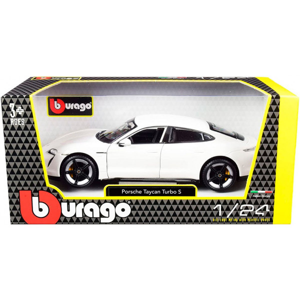 Фото - Автотранспорт Bburago PORSCHE TAYCAN TURBO S (асорті синій, білий, 1:24) (18-21098)