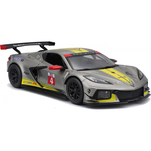 Фото - Коллекционная машинка 1:24 Bburago CHEVROLET CORVETTE C8.R (1:24) (18-28024)