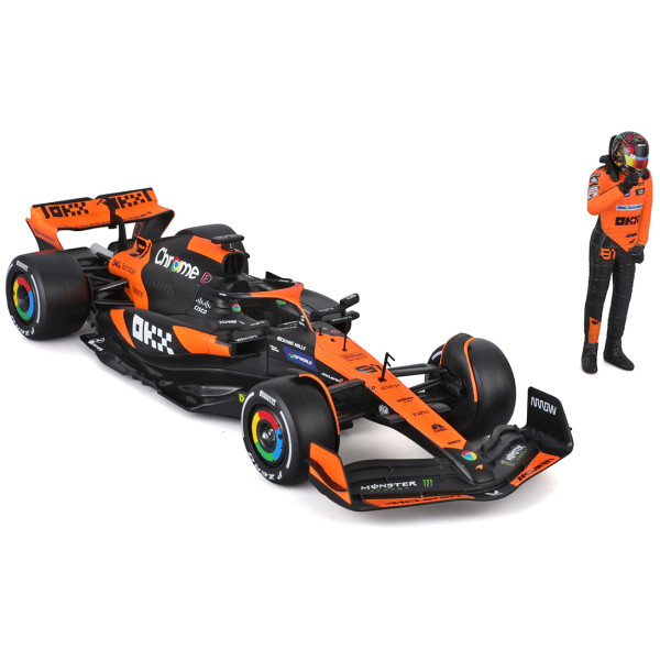 Фото - Колекційна машинка 1:24 Bburago з фігуркою - MCLAREN MCL38 1:24 (18-28040)