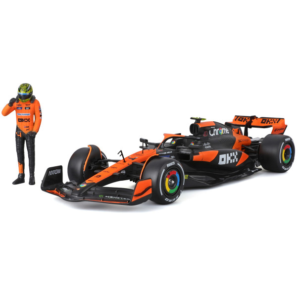 Фото - Колекційна машинка 1:24 Bburago з фігуркою - MCLAREN MCL38 1:24 (18-28040)