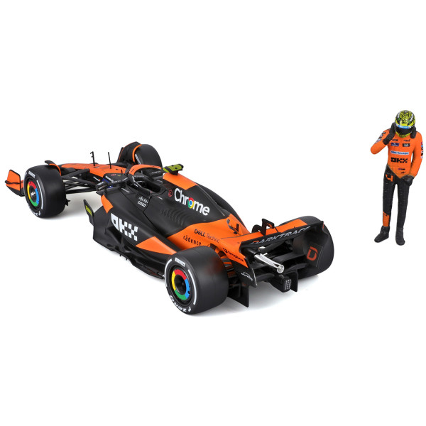 Фото - Колекційна машинка 1:24 Bburago з фігуркою - MCLAREN MCL38 1:24 (18-28040)